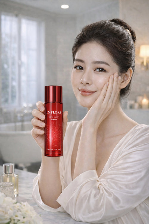 INFLORE Bio to Beauty Lotion in a skincare setting