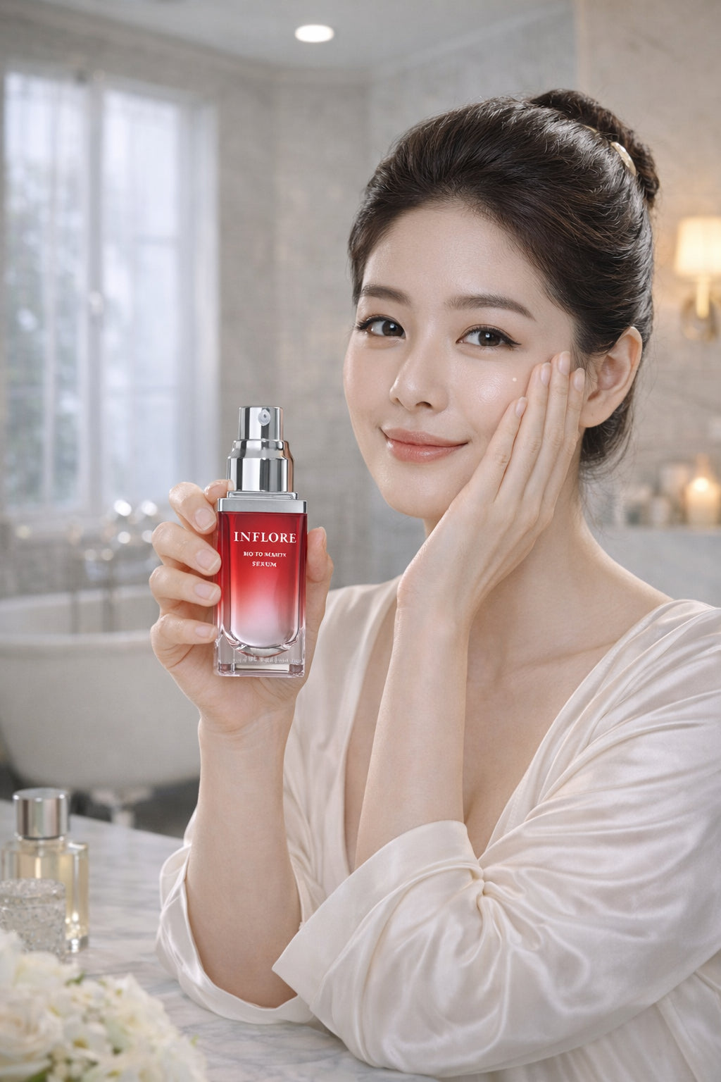 INFLORE Bio to Beauty Japanese Face Serum – Cellament® Nutrient Serum for Firm & Radiant Skin